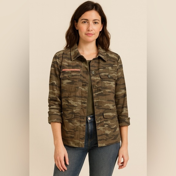 Caslon Petite Camo Utility Jacket – Size Small (Nordstrom Brand) - Picture 1 of 3
